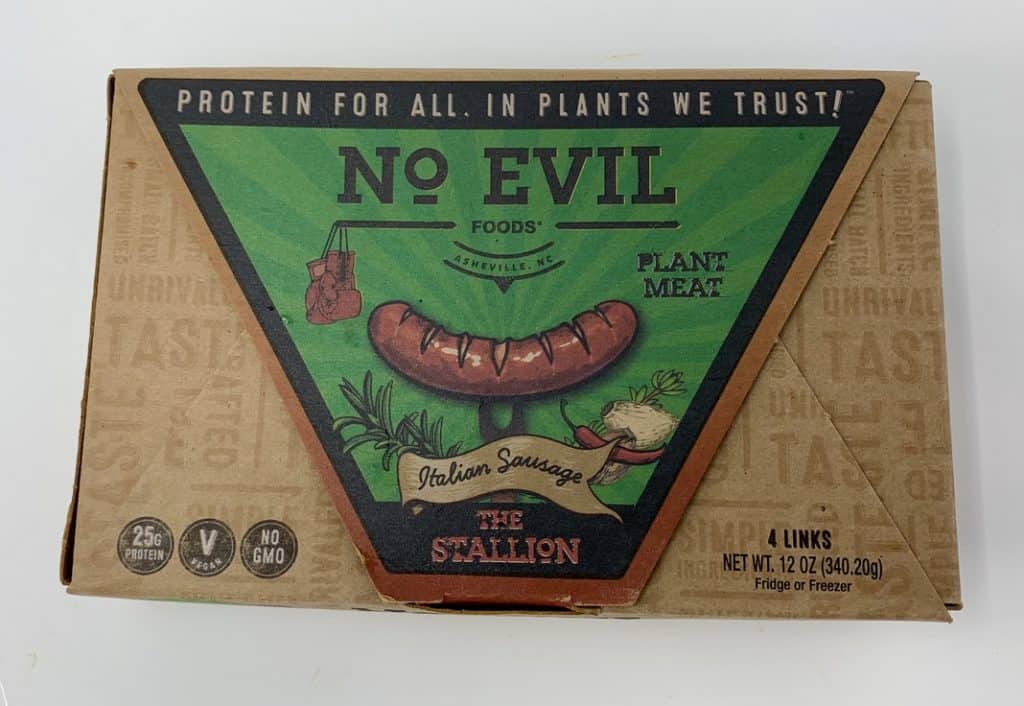 No Evil plant meat Italian Sausage - The Stallion